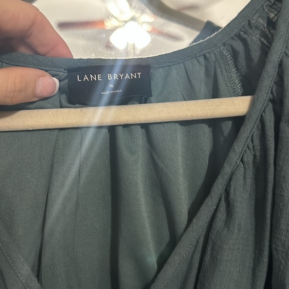 Gorgeous Lane Bryant midi dress for fall gauzy linen - Picture 4 of 6